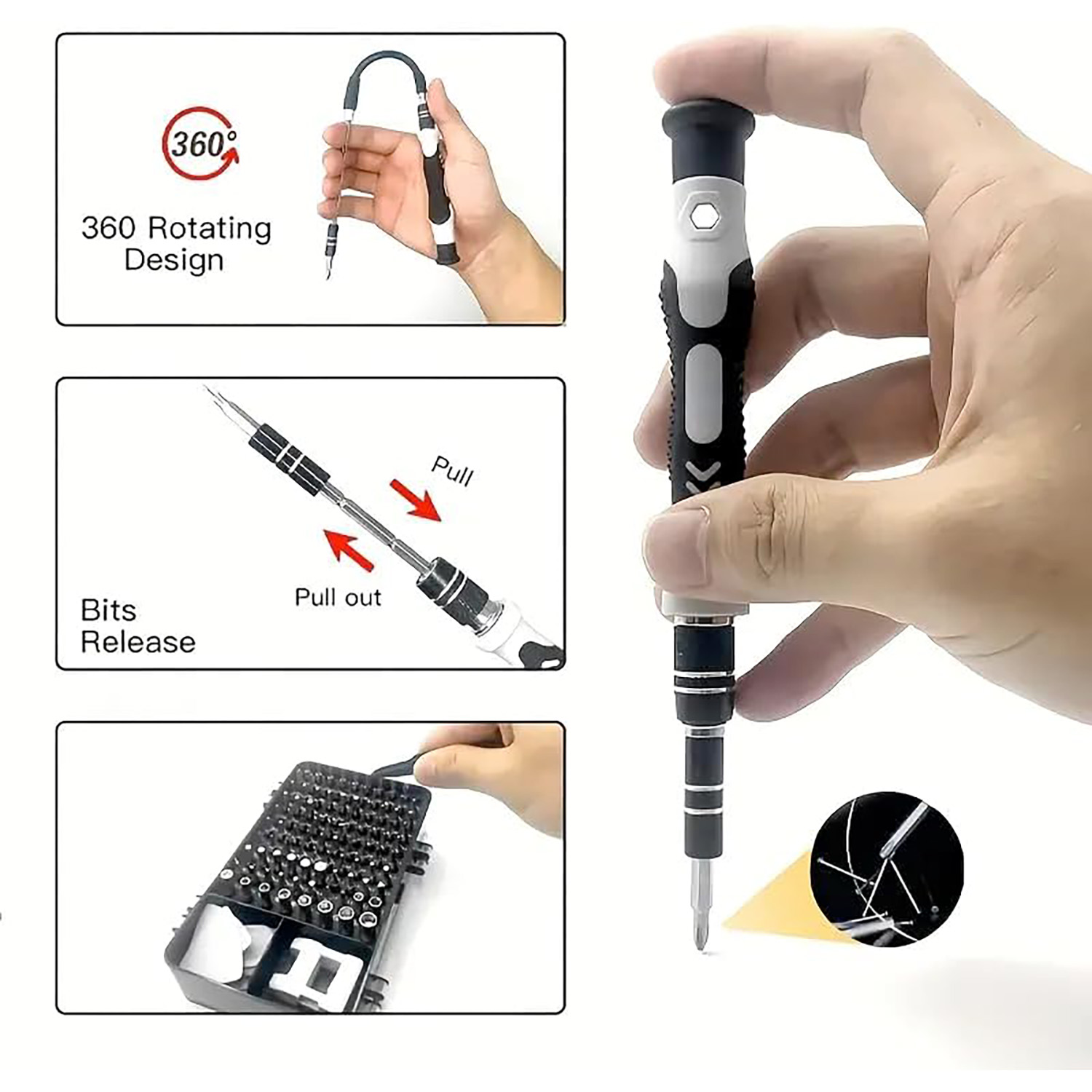115-in-1 Precision Screwdriver - Electronic Repair Tutorial ulasan dan harga