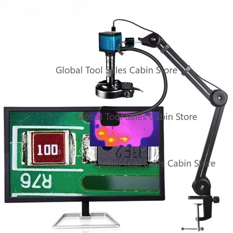 4K Microscope Camera 300X Lens - Electronics Repair Images ulasan dan harga