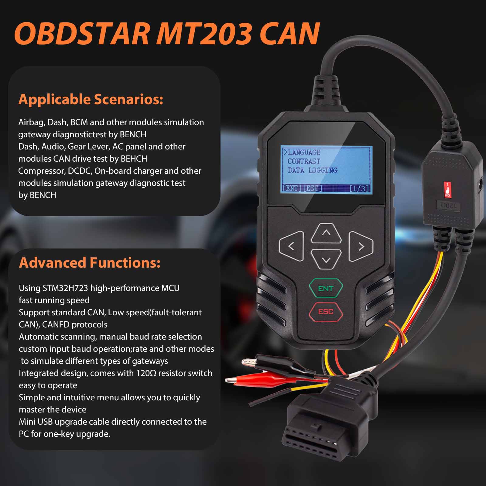 2026 New OBDSTAR MT203 CAN Dri - Electronics Repair Simulator ulasan dan harga