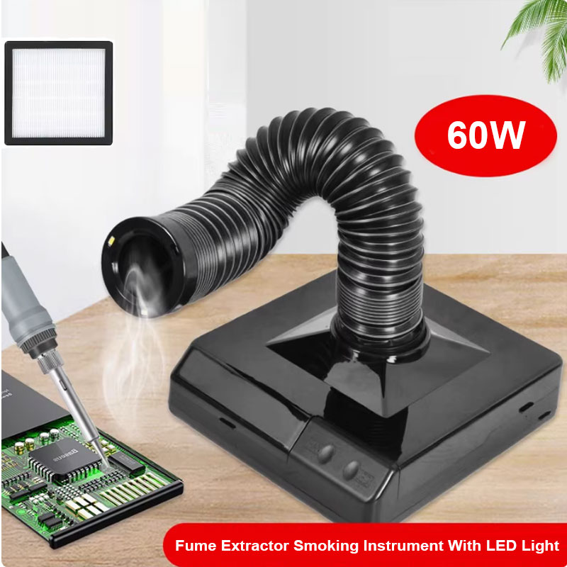 60W Soldering Iron Fume Extrac - Electronic Repair Tutorial ulasan dan harga