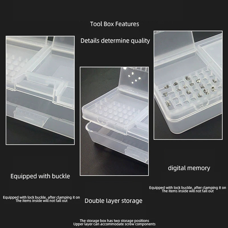 Double-layer Electronic Transp - Electronic Repair Tutorial ulasan dan harga