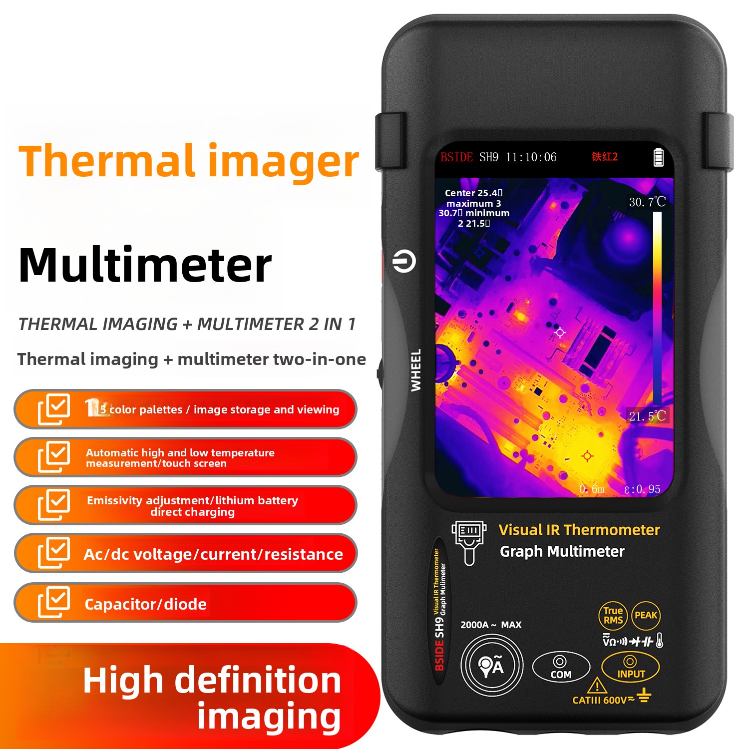 BSIDE SH9 Thermal Imaging Mult - Electronics Repair Images ulasan dan harga