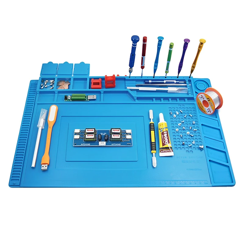 Silicone Soldering Mat ESD Ant - Electronic Repair Tutorial ulasan dan harga