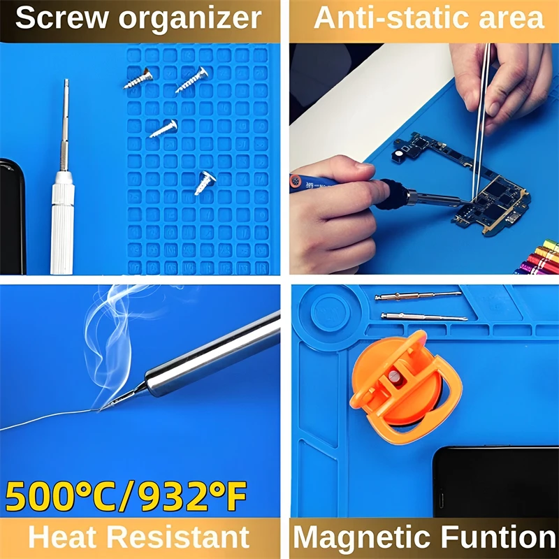 Silicone Soldering Mat ESD Ant - Electronic Repair Tutorial ulasan dan harga