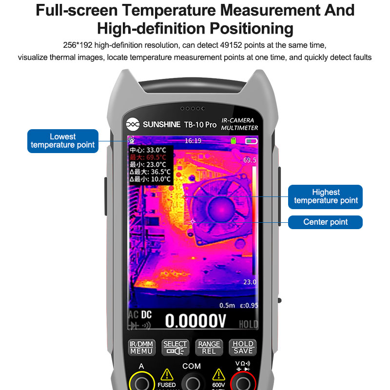 SUNSHINE TB-10 Pro Handheld Th - Electronics Repair Images ulasan dan harga